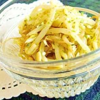 レンジで簡単*もやしと青のりのナムル風